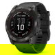 Fenix 7X Pro Sapphire Solar Carbon Gray DLC Titanium z czarnym paskiem