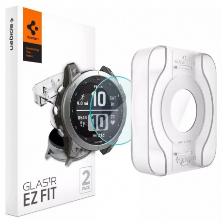 Szkło hartowane Spigen GLAS.TR ”EZ-FIT” Fenix 7 - 2szt.