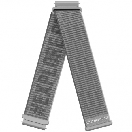 Pasek nylonowy Grey QuickRelease do Coros Apex 2 20 mm