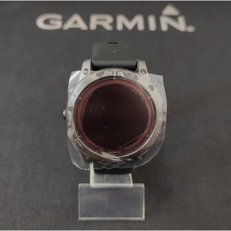 Fenix 7 Pro Sapphire Solar Carbon Gray DLC Titanium z czarnym paskiem