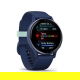 Vivoactive 5 Metaliczny aluminiowy bezel w kolorze Navy z kopertą w kolorze Navy i silikonowym paskiem