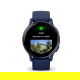 Vivoactive 5 Metaliczny aluminiowy bezel w kolorze Navy z kopertą w kolorze Navy i silikonowym paskiem