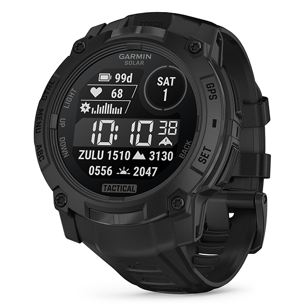 Instinct 3 50 mm Solar Tactical Czarny z czarnym paskiem