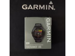 OUTLET Forerunner 265 Czarna ramka i koperta z czarnym/jasnoszarym silikonowym paskiem 3L 3702