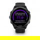 Forerunner 970 Tytanowy w kolorze carbon grey (DLC) i czarno-szarym paskiem