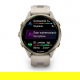 Forerunner 970 Tytanowy w kolorze soft gold z paskiem w kolorze french grey/indygo