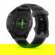 Forerunner 570 47 mm Aluminiowy w kolorze Slate Grey z półprzezroczystym paskiem w kolorze Black/Black