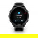 Forerunner 570 47 mm Aluminiowy w kolorze Slate Grey z półprzezroczystym paskiem w kolorze Black/Black