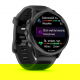 Forerunner 570 47 mm Aluminiowy w kolorze Slate Grey z półprzezroczystym paskiem w kolorze Black/Black