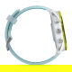 Forerunner 570 47 mm Aluminiowy w kolorze Amp Yellow z półprzezroczystym paskiem w kolorze Whitestone/Turquoise