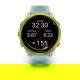 Forerunner 570 47 mm Aluminiowy w kolorze Amp Yellow z półprzezroczystym paskiem w kolorze Whitestone/Turquoise