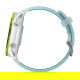 Forerunner 570 47 mm Aluminiowy w kolorze Amp Yellow z półprzezroczystym paskiem w kolorze Whitestone/Turquoise