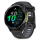 Forerunner 970 Tytanowy w kolorze carbon grey (DLC) i czarno-szarym paskiem