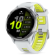 Forerunner 970 Tytanowy w kolorze Whitestone i półprzezroczystym paskiem w kolorze Whitestone/Amp yellow z PL Topo