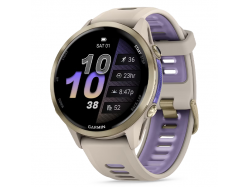Forerunner 970 Tytanowy w kolorze soft gold z paskiem w kolorze french grey/indygo