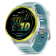 Forerunner 570 47 mm Aluminiowy w kolorze Amp Yellow z półprzezroczystym paskiem w kolorze Whitestone/Turquoise