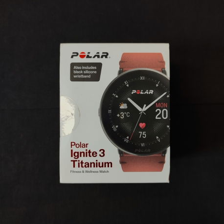 Polar Ignite 3 Titanium Sun-Kissed Bronze, skórzany