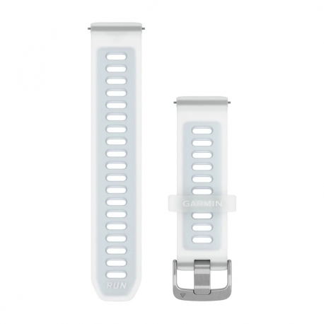Pasek silikonowy Whitestone z zapięciem Silver QuickRelease do Forerunner 165/245/570 20 mm