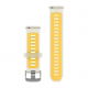 Pasek silikonowy Bone/Mango z zapięciem Silver QuickRelease do Forerunner 165/245/570 20 mm