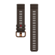 POLAR Pasek 22mm silikonowy PREMIUM brązowo-miedziany S/L