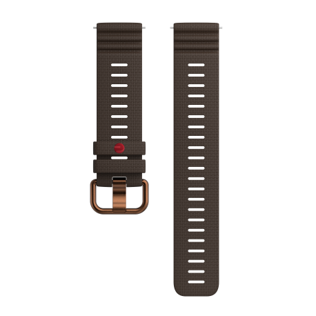 POLAR Pasek 22mm silikonowy PREMIUM brązowo-miedziany S/L