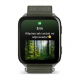 Venu X1 Moss z tytanowym deklem i nylonowym paskiem ComfortFit w kolorze Moss