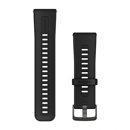 Pasek silikonowy Black z zapięciem Black QuickRelease do Venu X1 24 mm