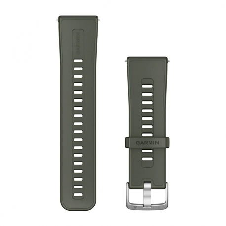 Pasek silikonowy Moss z zapięciem Silver QuickRelease do Venu X1 24 mm