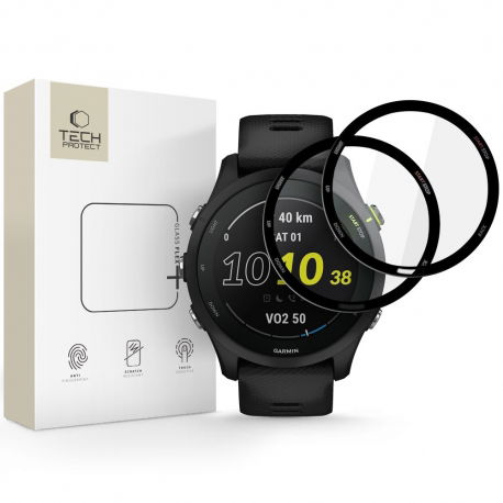 Szkło hybrydowe Tech-Protect Glass Flex+ 2-Pack Garmin Vivoactive 6 Black
