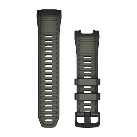 Pasek silikonowy w kolorze Green Moss z zapięciem QuickFit do Instinct 2x Solar 26 mm